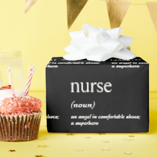 Dictionary Definition of a NURSE Wrapping Paper