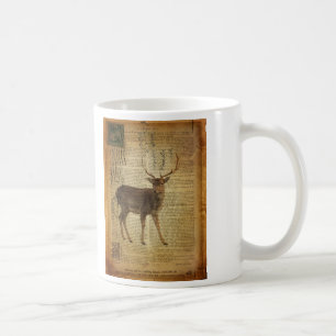 Dictionary print outdoorsman whitetail buck Deer Coffee Mug