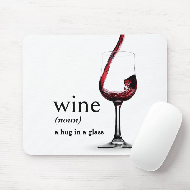 Dictionary's Definition For WINE Mouse Pad (With Mouse)