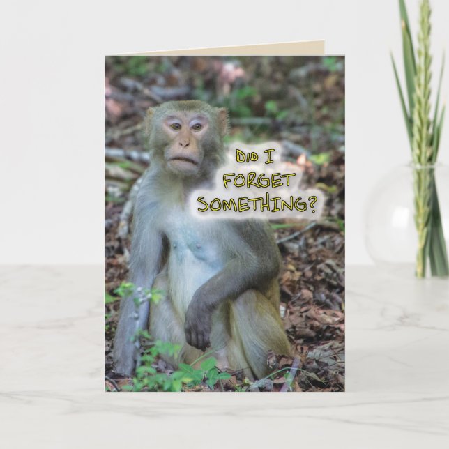 Did I forget Something Card (Front)