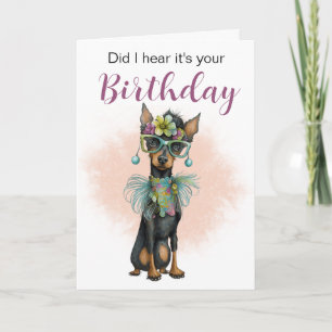 Did I hear it's your birthday? Birthday card 