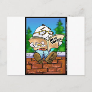 Did New Yorker Kill Humpty Dumpty? Cartoon Gifts Postcard