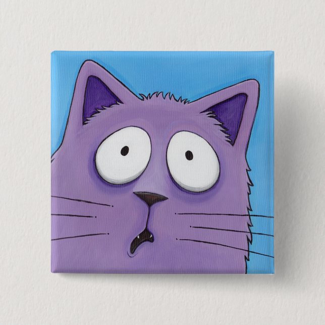 Did Someone say B-B-BATH?! Cat Button (Front)