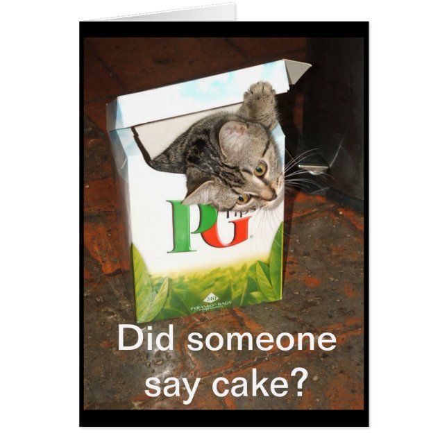Did someone say cake? (Front)