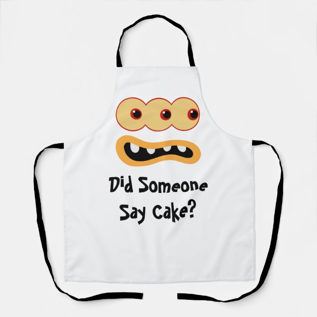 Did Someone Say Cake? Apron (Front)