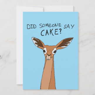 Did Someone Say Cake? Invitation