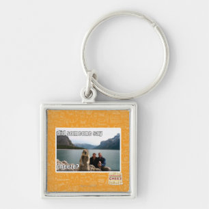 Did someone say cheeze? key ring