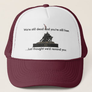 Did you forget something? trucker hat