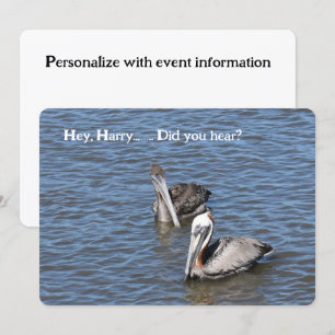 Did you hear? invitation