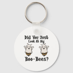 Did You Just Look At My Boo-bees Funny Halloween G Key Ring