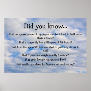 Did you know? poster