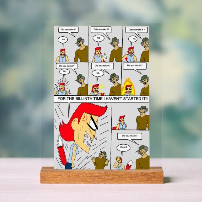 Did you make it? acrylic sign (Neutral)