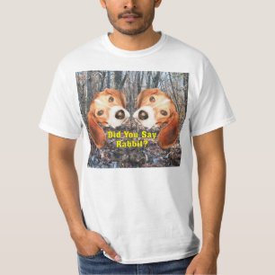 Did You Say Rabbit? Beagle Woodland T Shirt