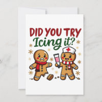 Did You Try Icing It Funny Gingerbread Nursing 