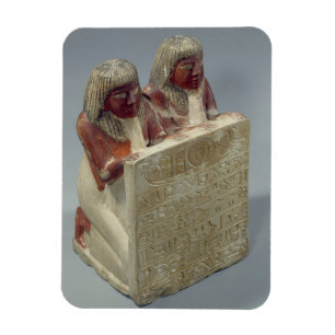 Didi and Pendua offering a hymn to the sun god Re, Magnet