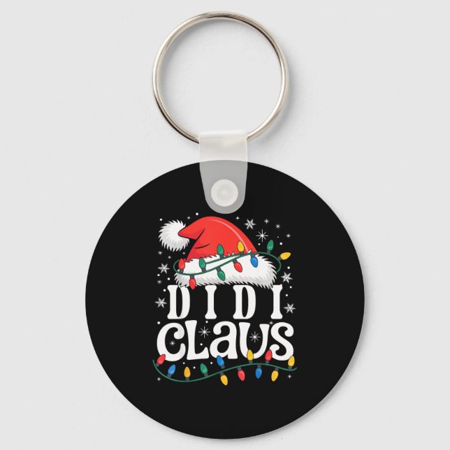 Didi Claus Funny Xmas Christmas Grandma Holiday St Key Ring (Front)