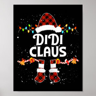 Didi Claus Santa Hat Christmas Lights Decorations 