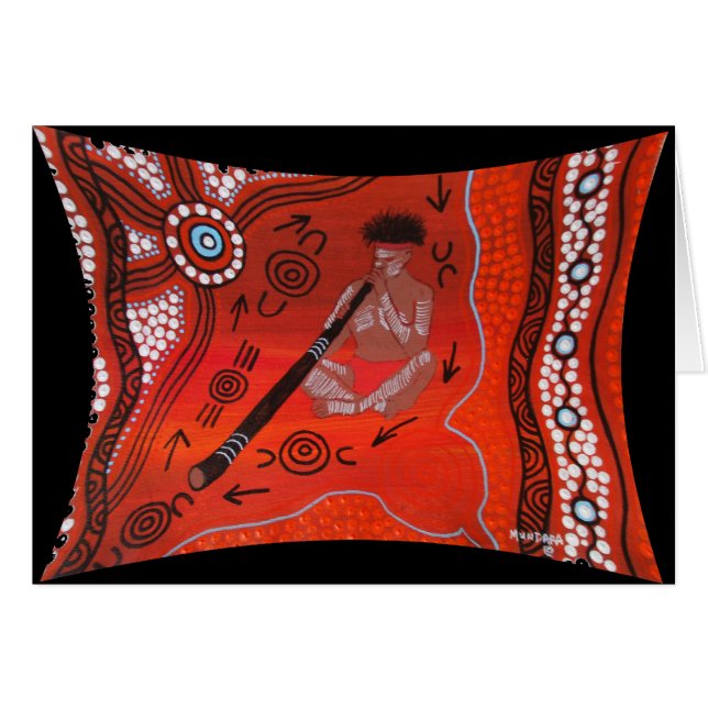 Didjeridoo Player Card (Front Horizontal)