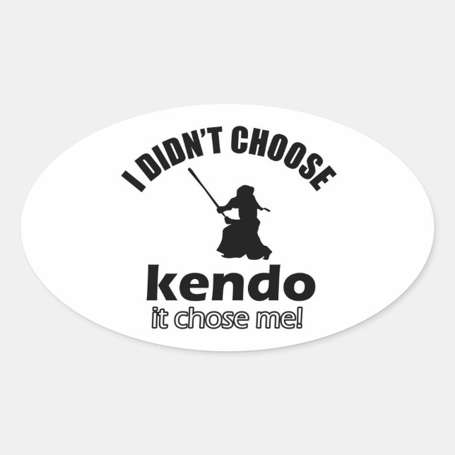 Didn't choose kendo oval sticker (Front)