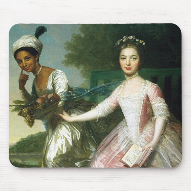 Dido Elizabeth Belle and Lady Elizabeth Murray Mouse Pad (Front)