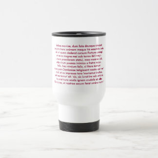 Dido's Death Speech Travel Mug