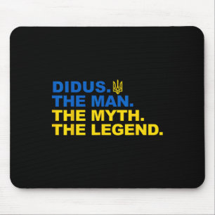 Didus Proud Ukrainian Grandpa Father's Day Trident Mouse Pad