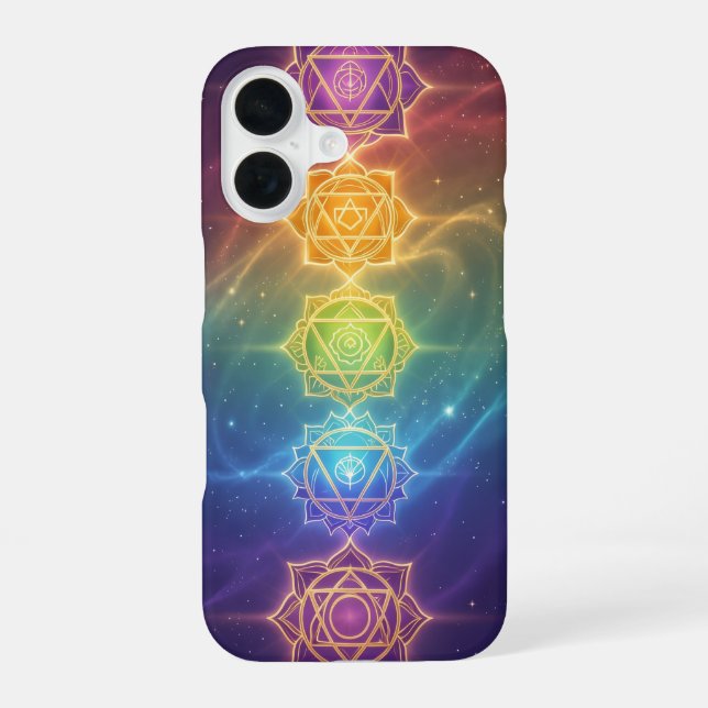 Die 7 Chakren´11 iPhone 16 Case (Back)