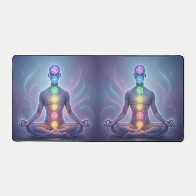 Die 7 Chakren´2 Desk Mat (Front)