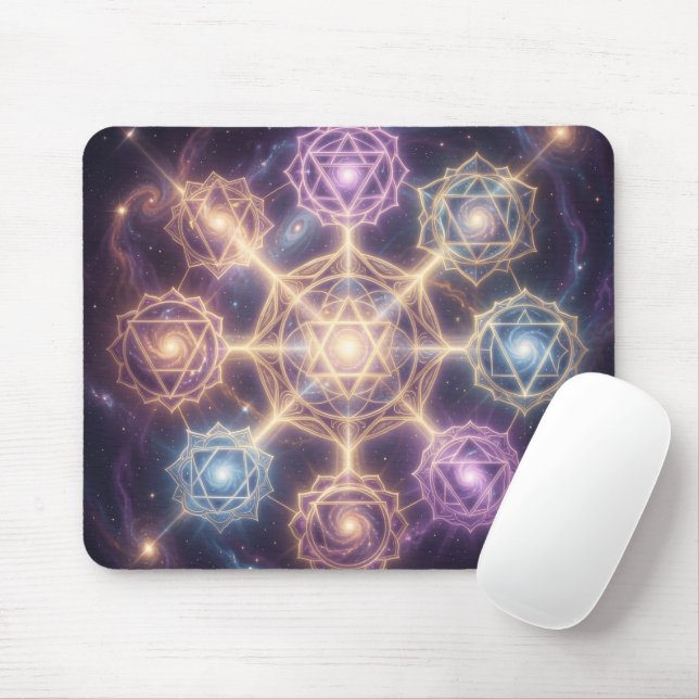 Die 7 Chakren´7 Mouse Pad (With Mouse)