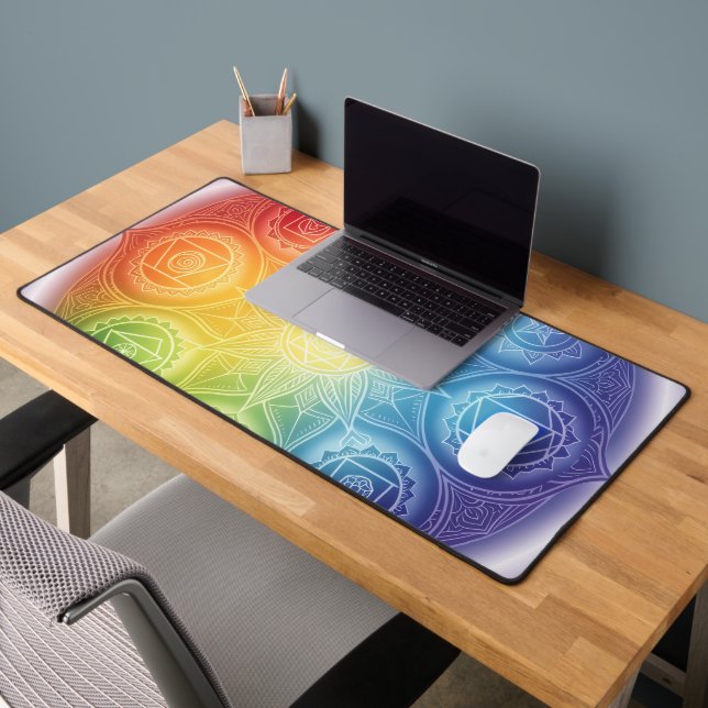 Die 7 Chakren´9 Desk Mat (Office 2)