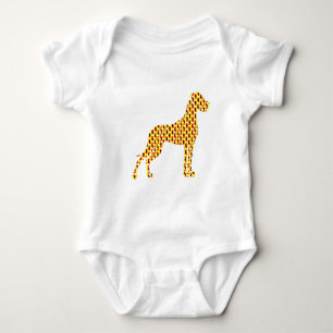 Die Dogge in Farben Baby Bodysuit
