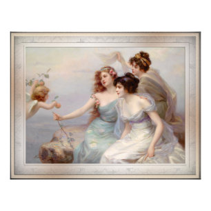 Die drei Grazien by Edouard Bisson Photo Print