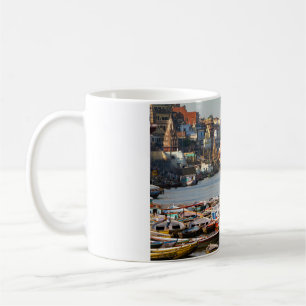Die Ghats von Varanasi am Ganges Coffee Mug