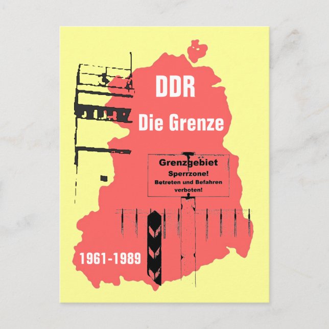 Die Grenze special Design Postcard (Front)