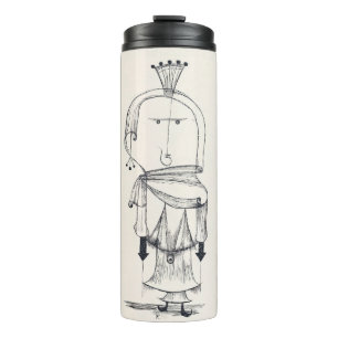 Die Hexe mit dem Kamm by Paul Klee Thermal Tumbler