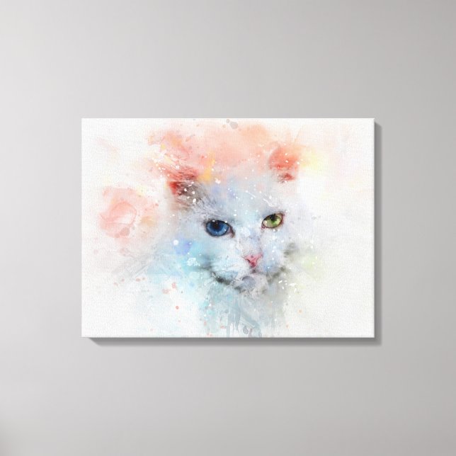Die Katze Canvas Print (Front)