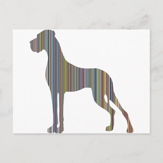 Die Liniendogge Postcard (Front)