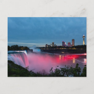 Die Niagarafälle zwischen Kanada und USA Postkarte Postcard