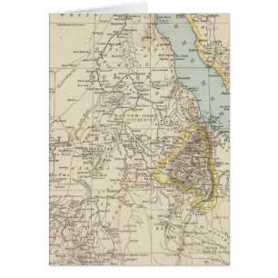 Die Nillander - Atlas Map of the Nile
