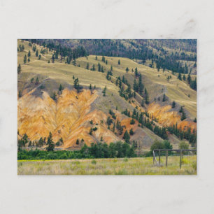 Die Painted Hills bei Clinton in British Columbia Postcard