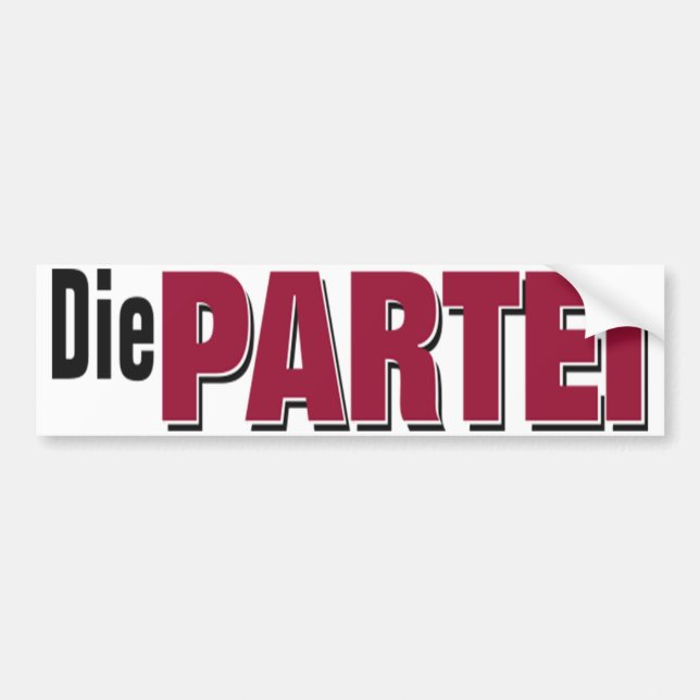 Die Partei Logo Bumper Sticker (Front)