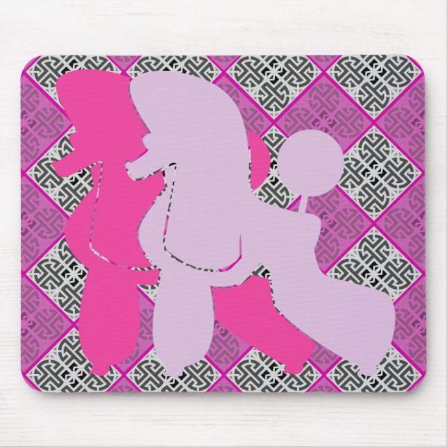 Die pinken Pudel Mouse Pad (Front)