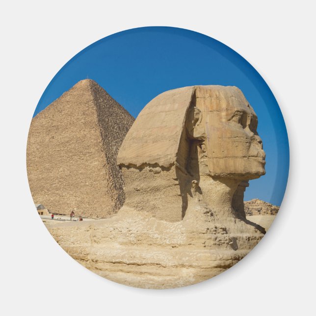 Die Pyramiden von Gizeh in Ägypten Magnet (Front)