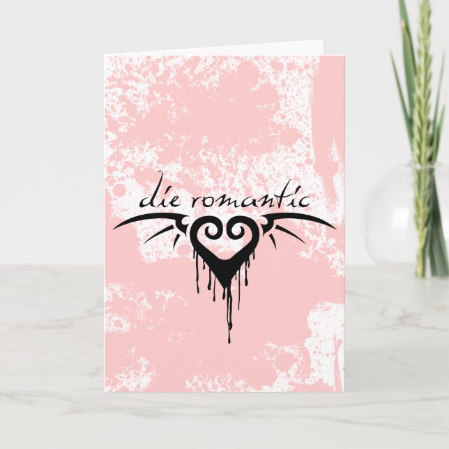 die romantic holiday card (Front)