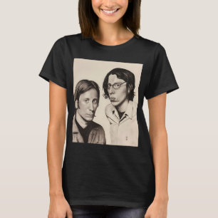 Die schwarze SchlÃ¼ssel-Realismus-Kohlezeichnung T-Shirt