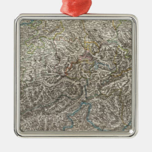 Die Schweiz - Switzerland Metal Tree Decoration
