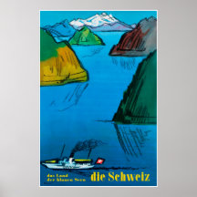 Die Schweiz, Switzerland, Travel Poster