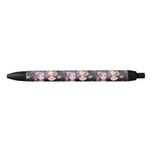 Die Schwestern Lavendel & Sakura Black Ink Pen