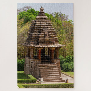 Die Tempel von Khajuraho in Madhya Pradesh Indien Jigsaw Puzzle