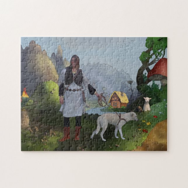 Die Wikingerin Jigsaw Puzzle (Horizontal)